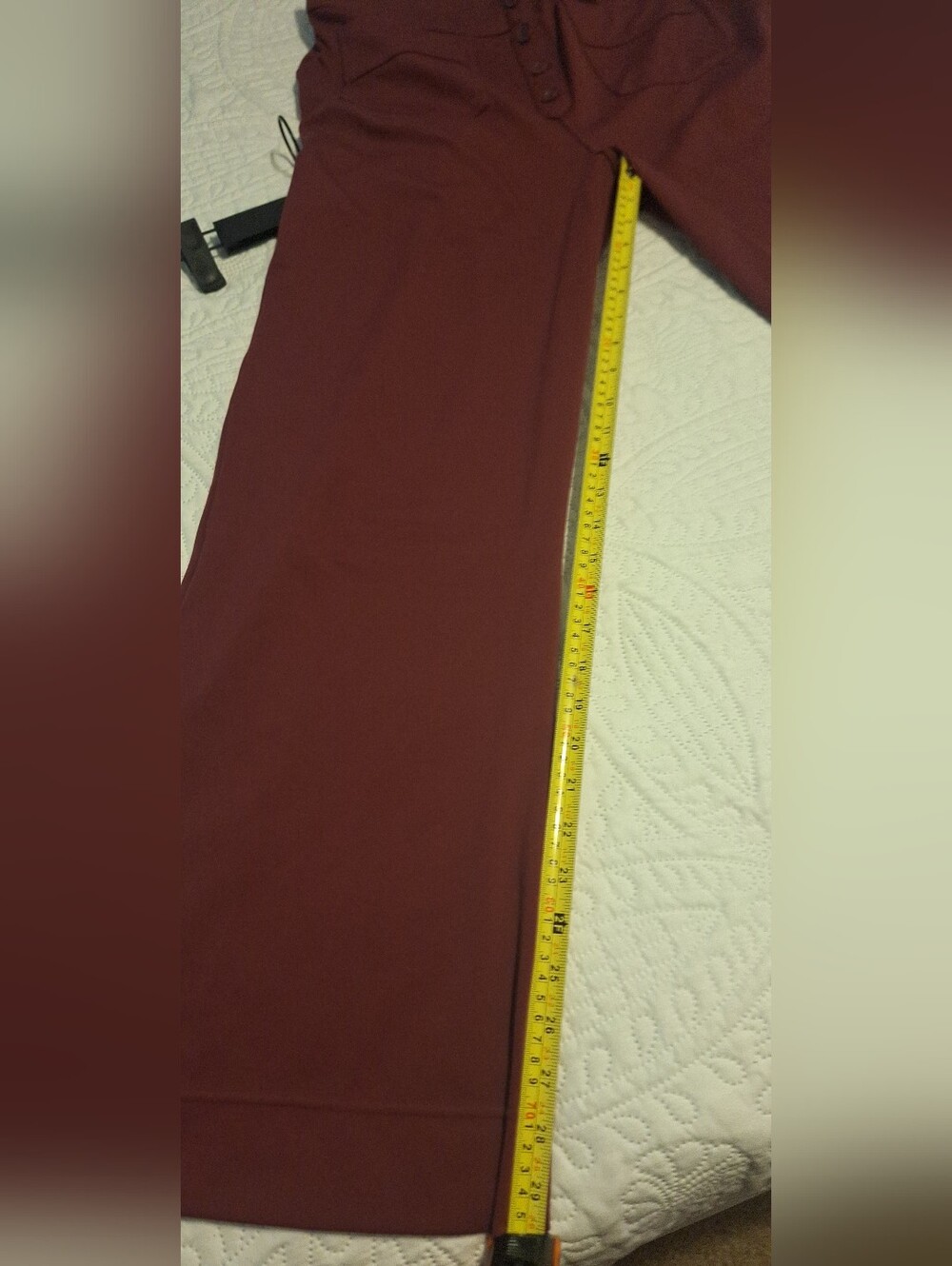 Halara High-Waist Straight Leg Pants in Burgundy NWOT - Picture 12 of 12